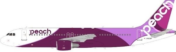 Airbus A320-200 Peach Aviation with stand